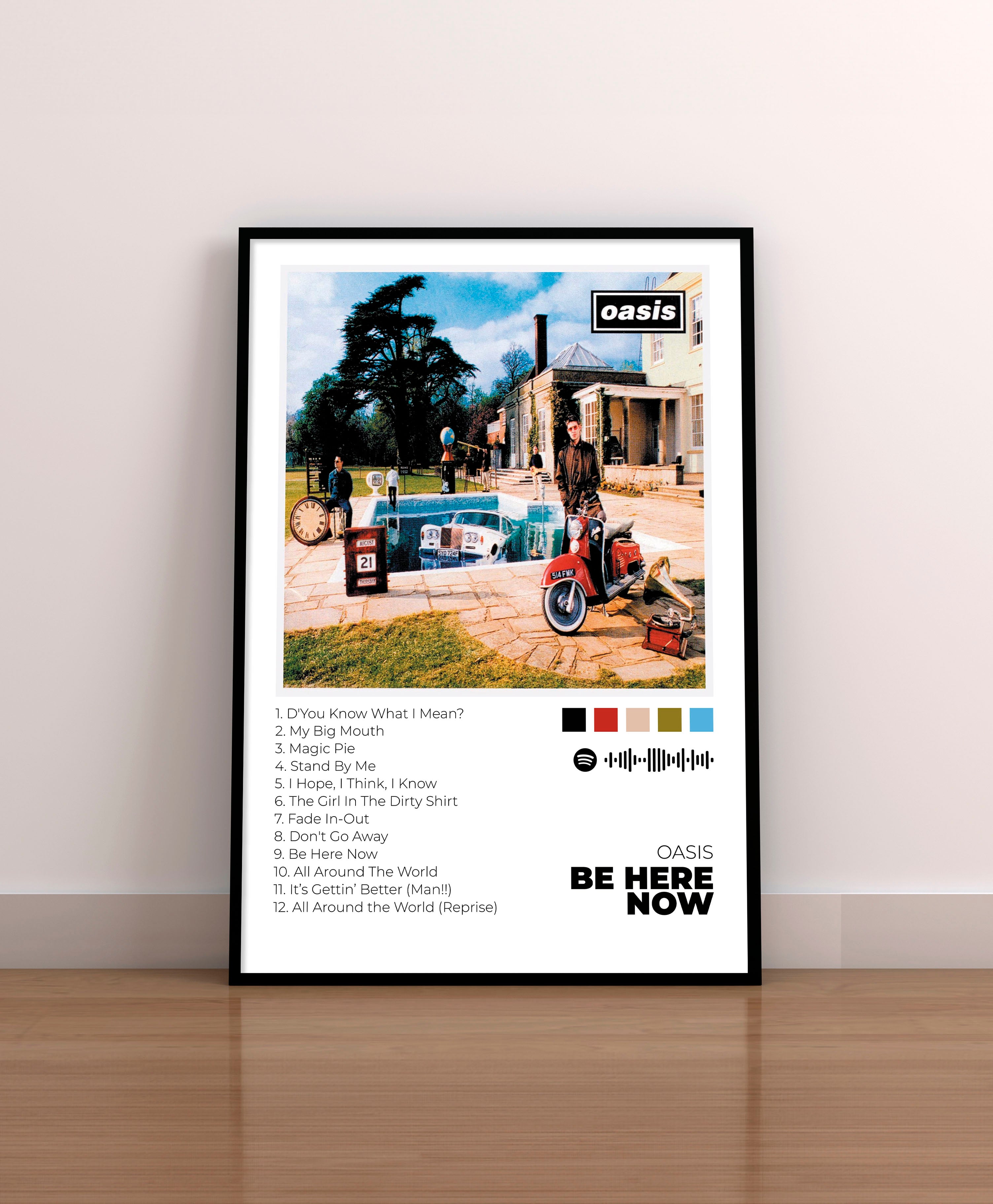 Definitely Maybe - Poster Digital de Oasis | Music Prints
