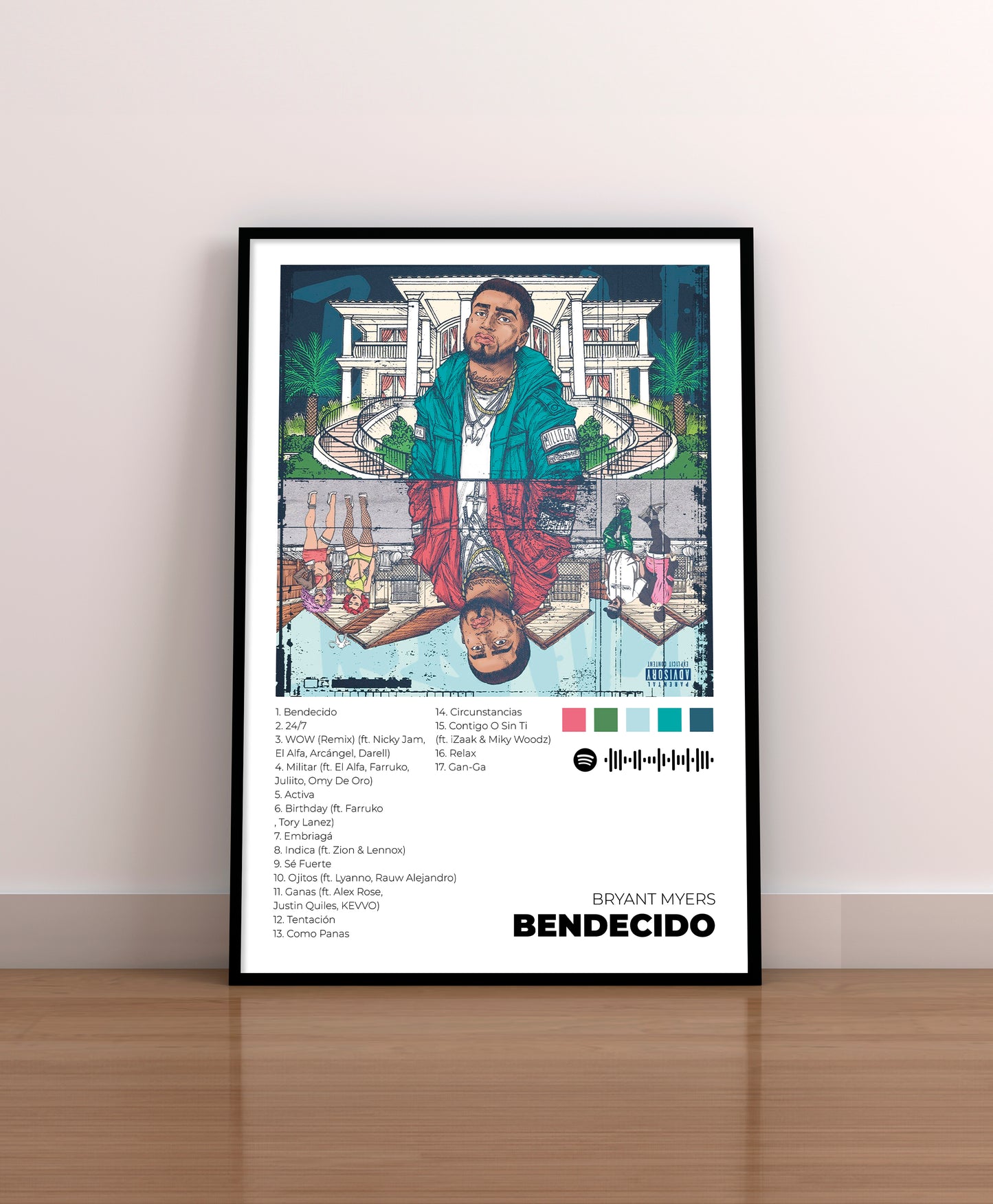 Bendecido. Bryant Myers. Poster