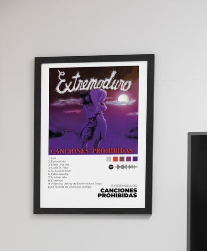 Canciones Prohibidas. Extemoduro. Poster