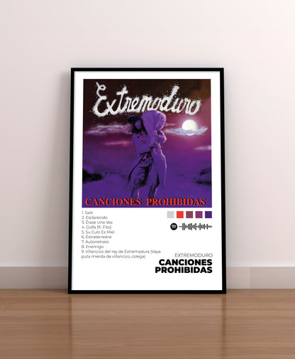 Canciones Prohibidas. Extemoduro. Poster