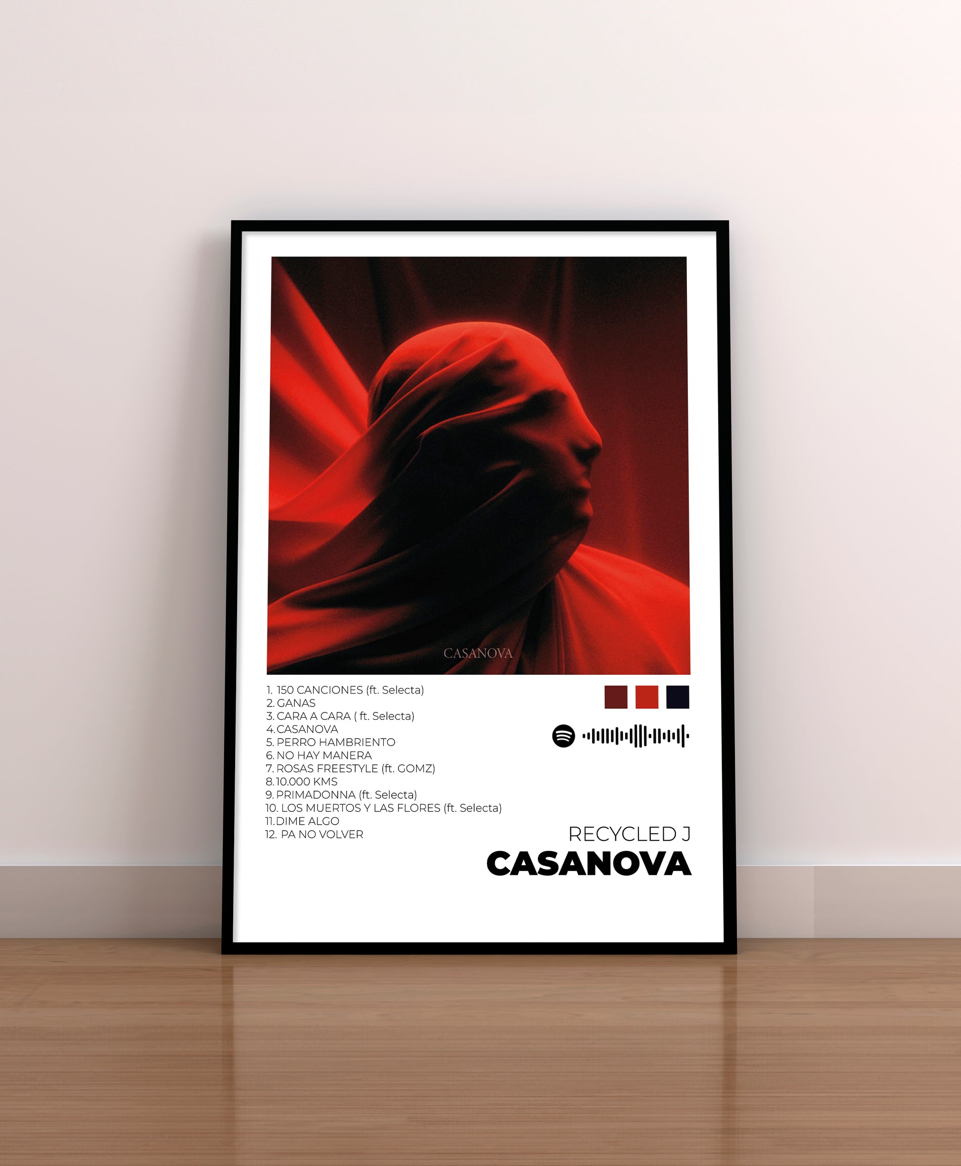 CASANOVA. Recycled J. Poster