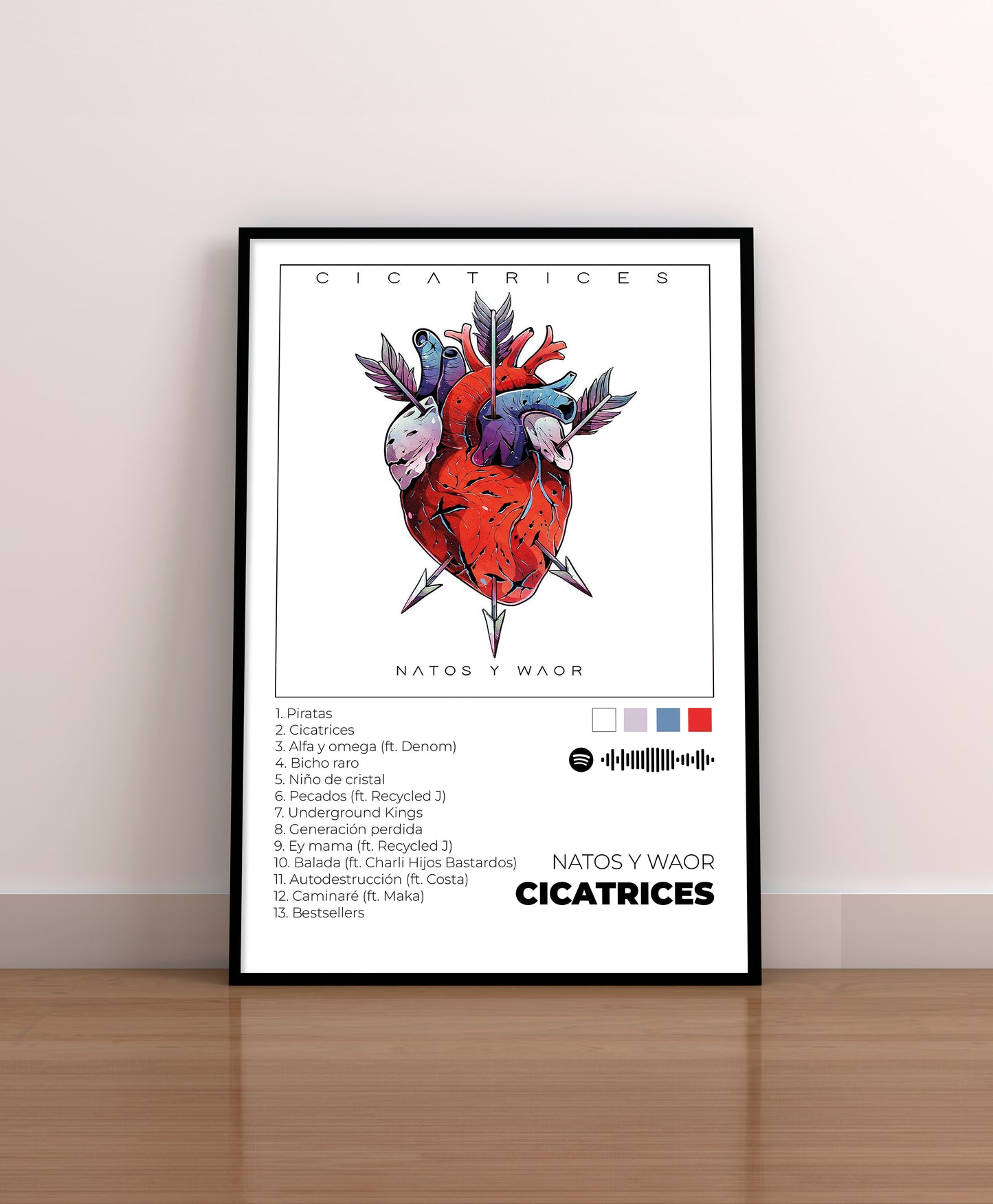 Cicatrices. Natos y Waor. Poster