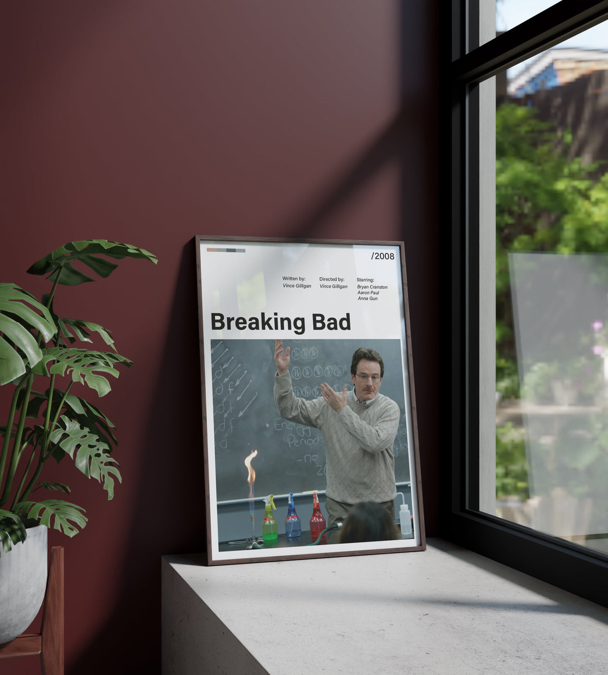 Póster Breaking Bad, Walter White, Jesse Pinkman, serie de televisión, química. TV, lámina, cuadro, merchandising, regalo, comprar, decoración de pared.