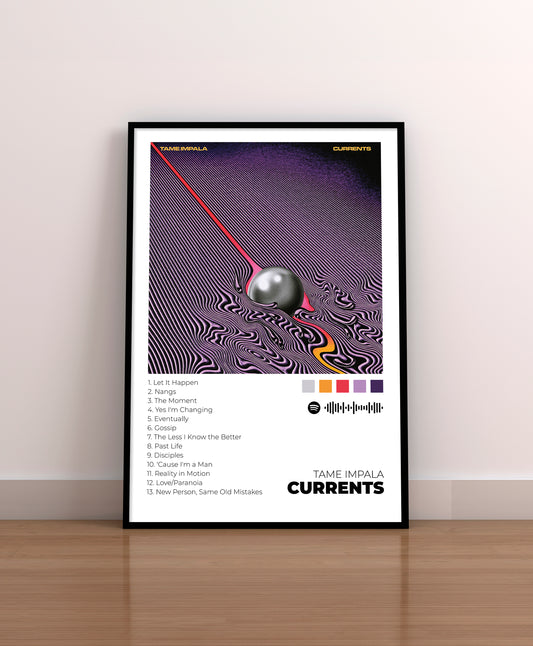 Currents. Tame Impala. Poster