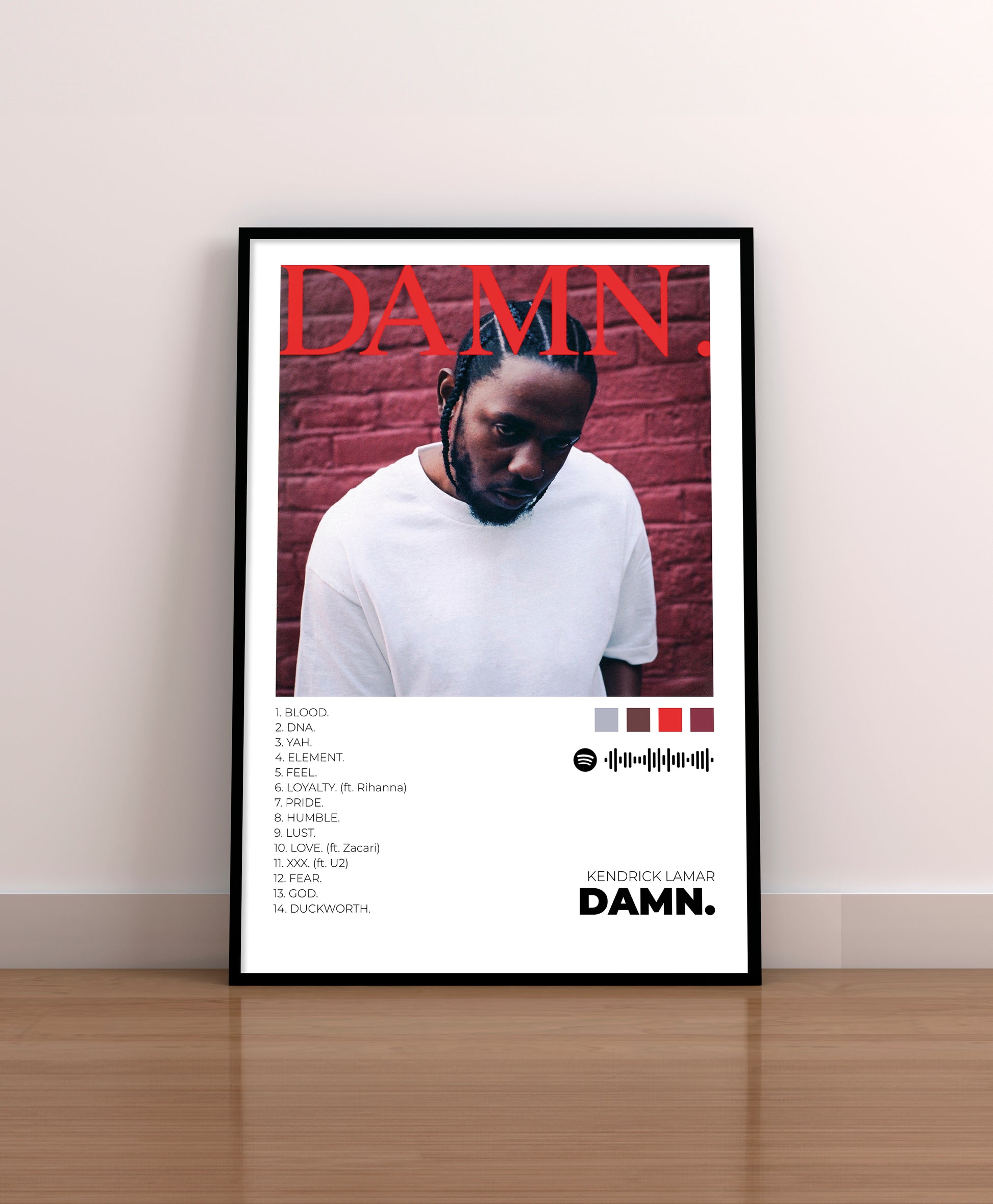 DAMN. Kendrick Lamar. Poster