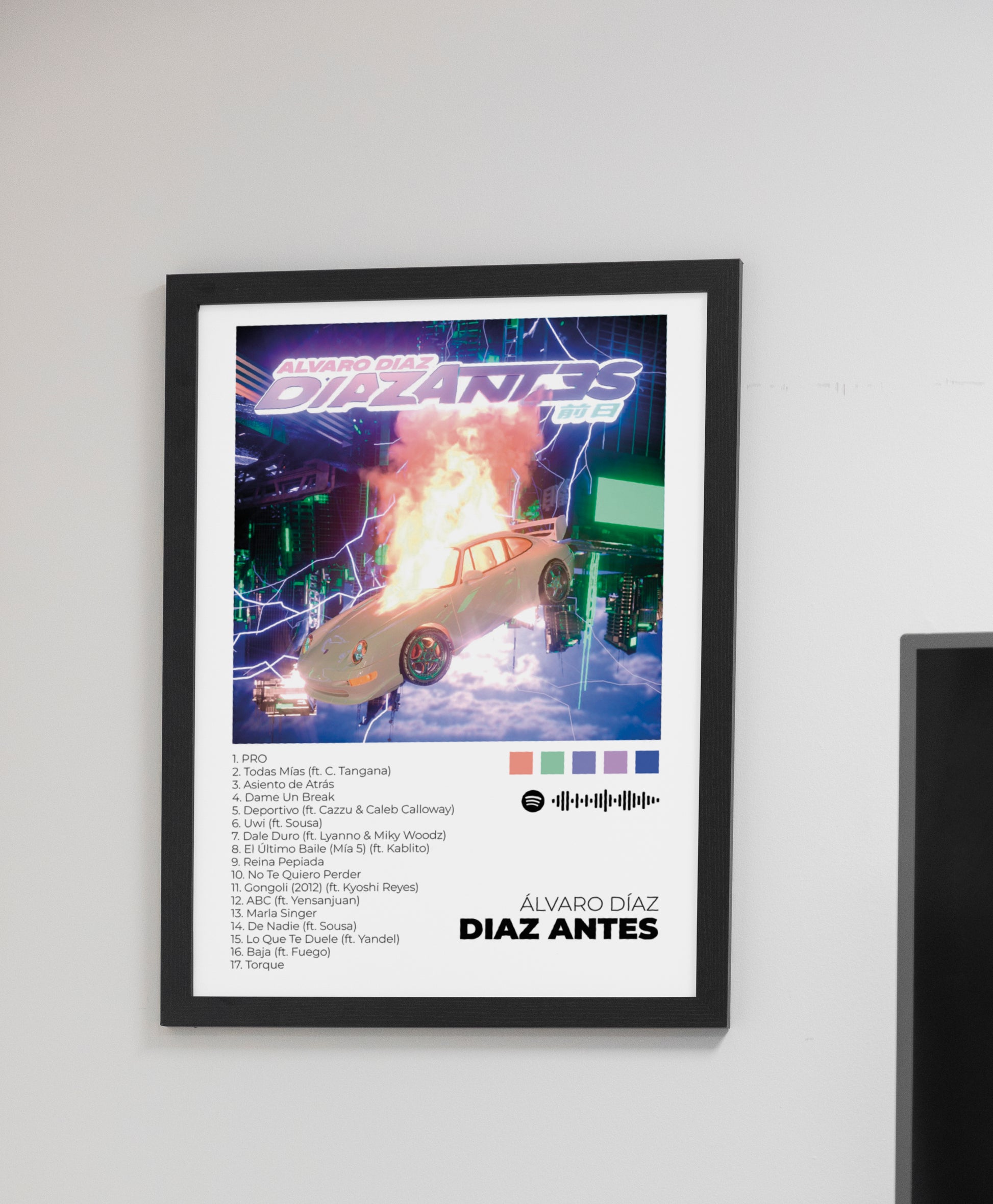 Diaz Antes - Poster Digital de Álvaro Díaz | Music Prints