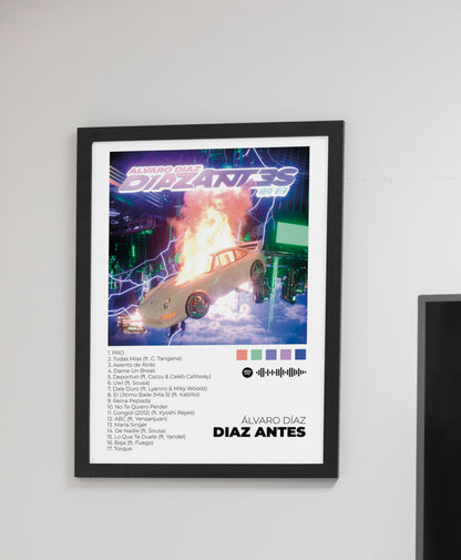 Diaz Antes - Poster Digital de Álvaro Díaz | Music Prints