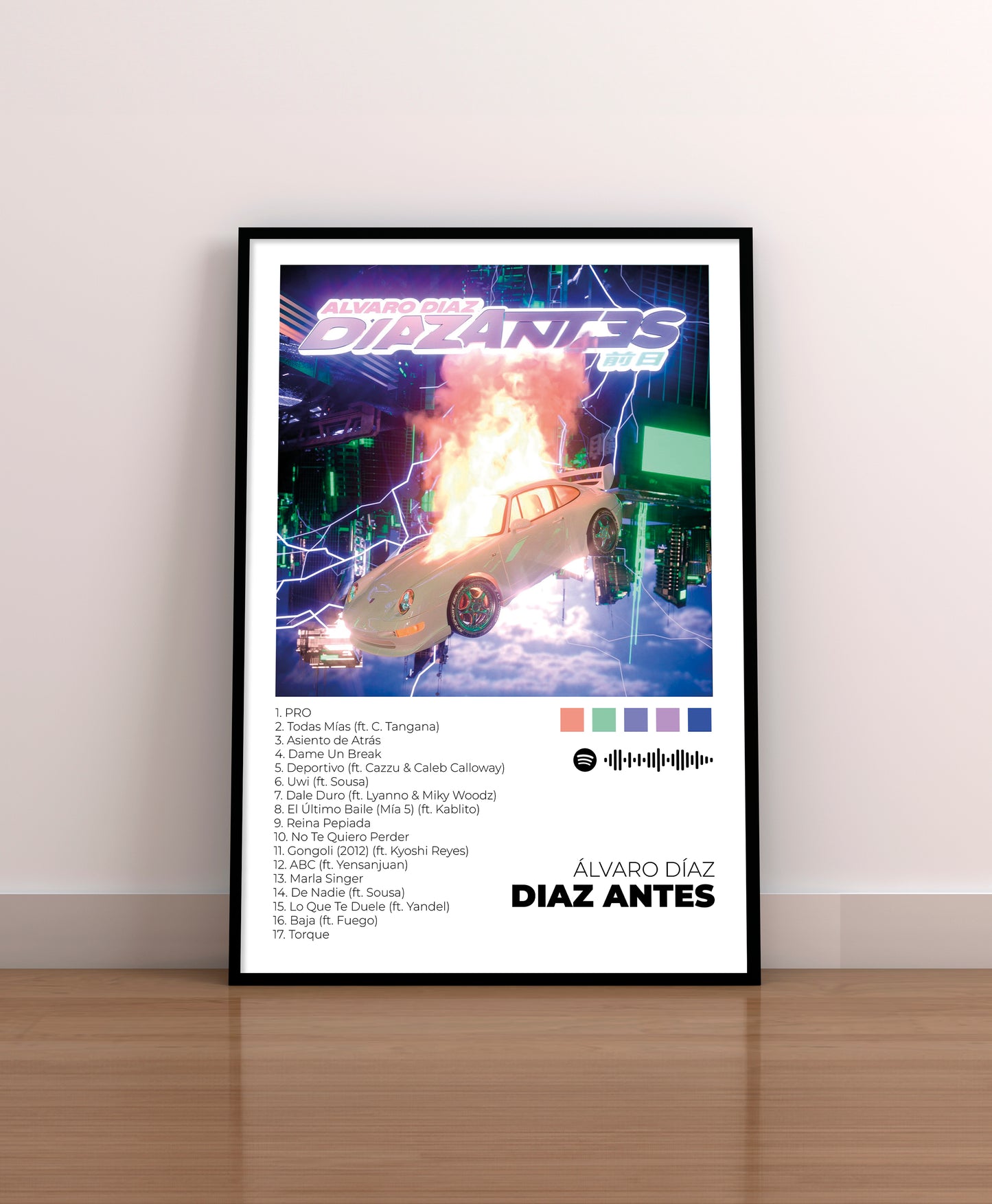 Diaz Antes - Poster Digital de Álvaro Díaz | Music Prints