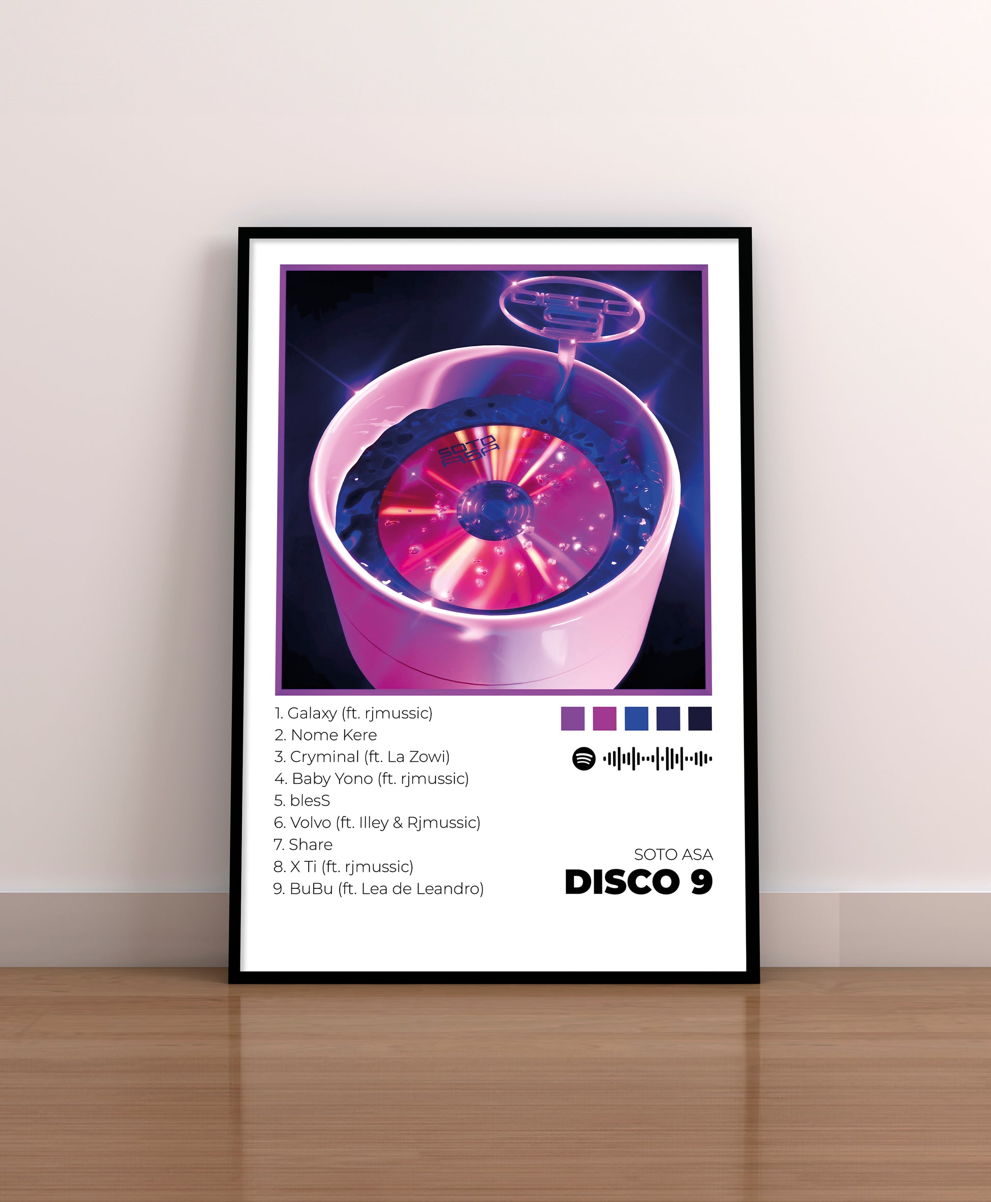 Disco 9. Soto Asa. Poster