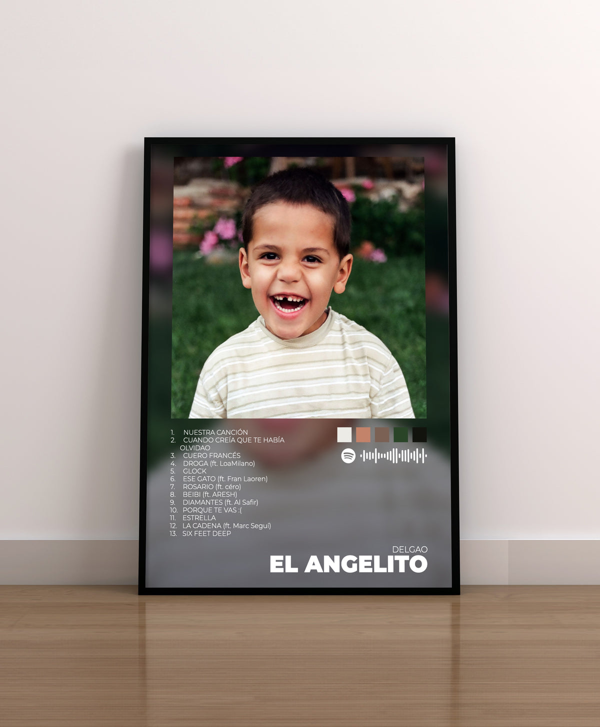 delgao. diamantes. poster. lamina. cuadro. regalo. marco. merchandising. cd. vinilo.
