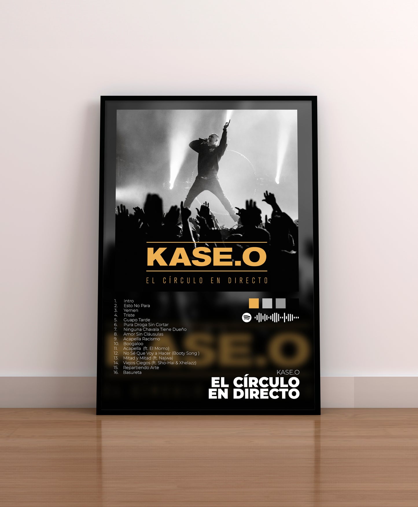 el circulo. concierto. kase o. poster. lamina. regalo. merchandising. entradas.