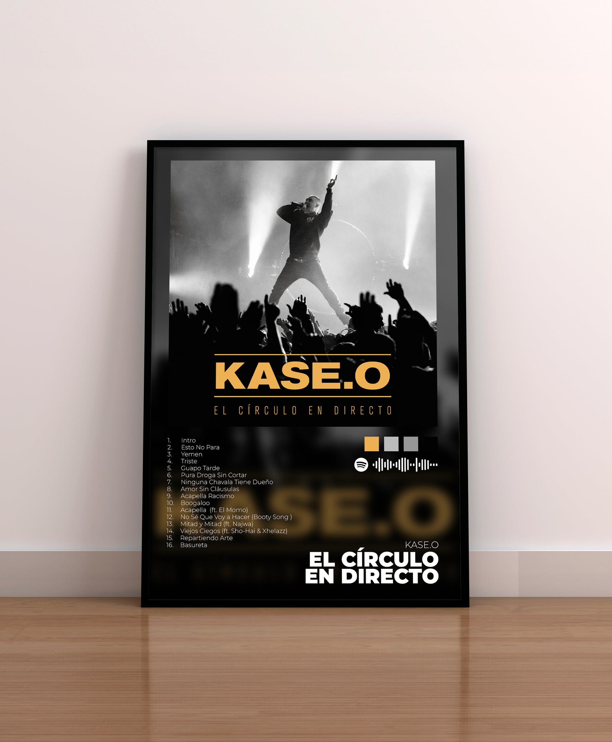 el circulo. concierto. kase o. poster. lamina. regalo. merchandising. entradas.