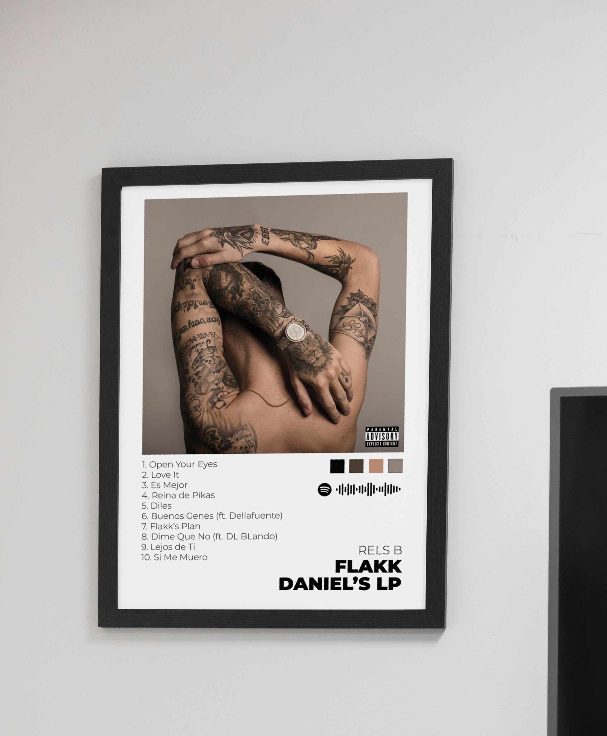 Flakk Daniel's LP. Rels B. Poster.