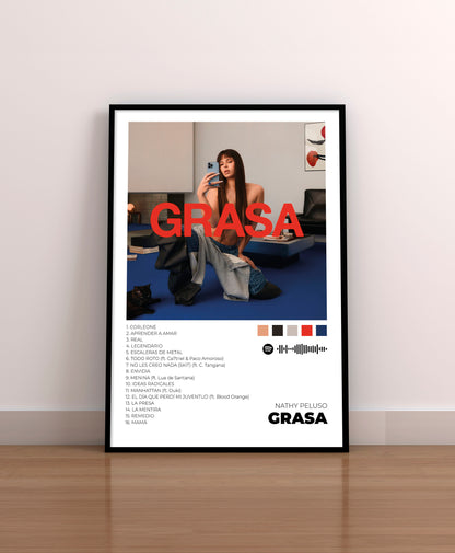 GRASA. Nathy Peluso. Poster.