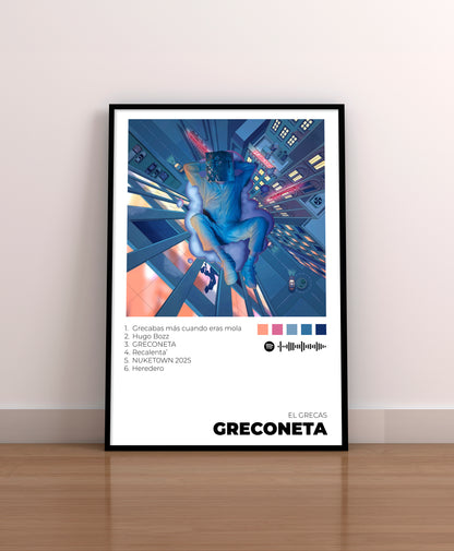 GRECONETA. EL GRECAS. POSTER. REGALO. CD. VINILO. FANS. 4NGELITO