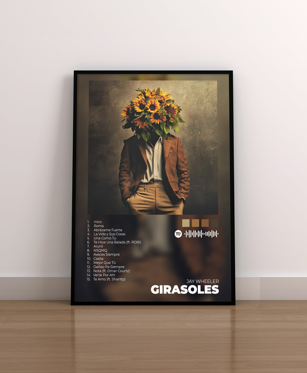 GIRASOLES. JAY WHEELER. POSTER. LAMINA. CUADRO.