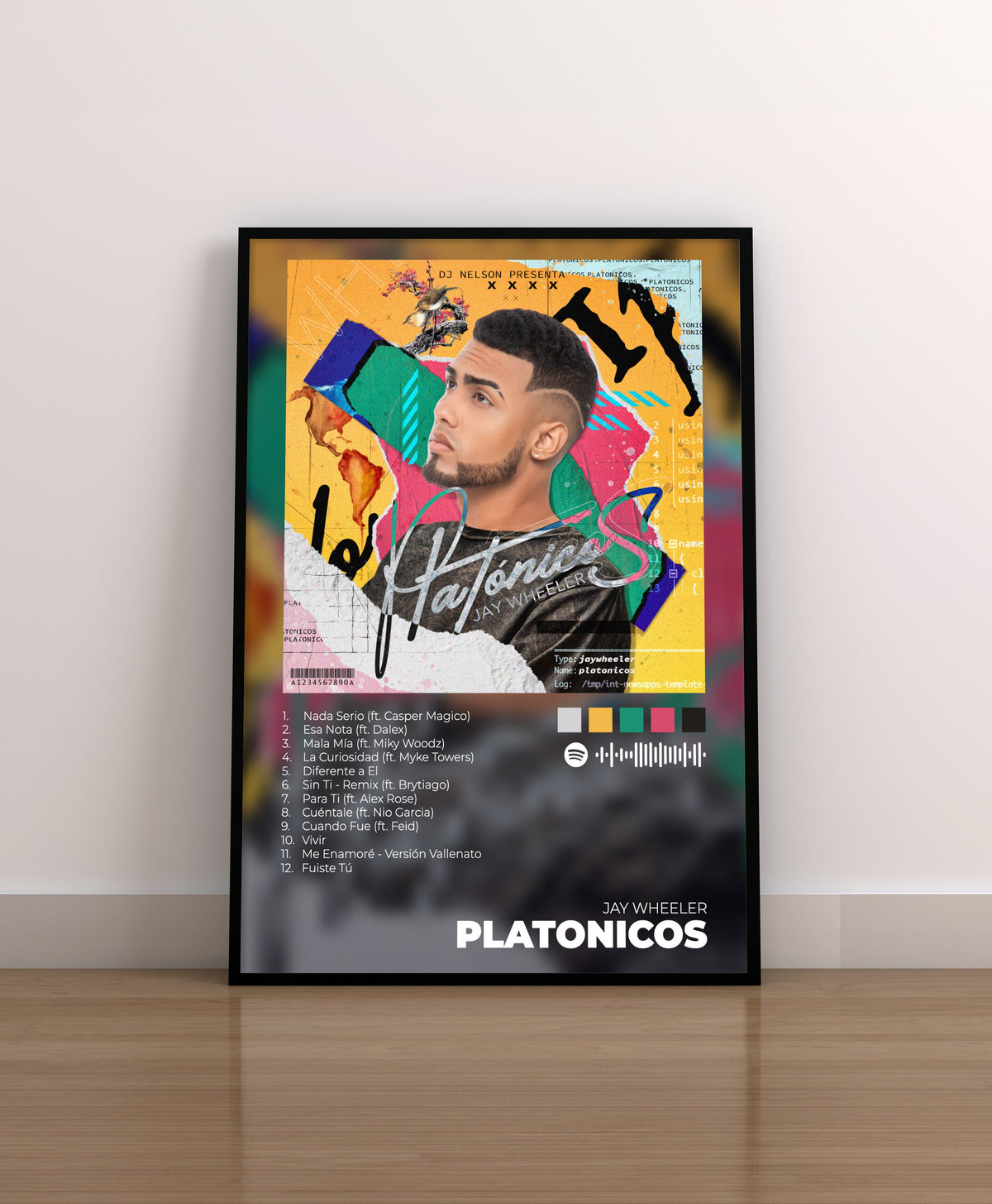 platonicos. jay wheeler. poster. lamina. cuadro. regalo. merchandising.