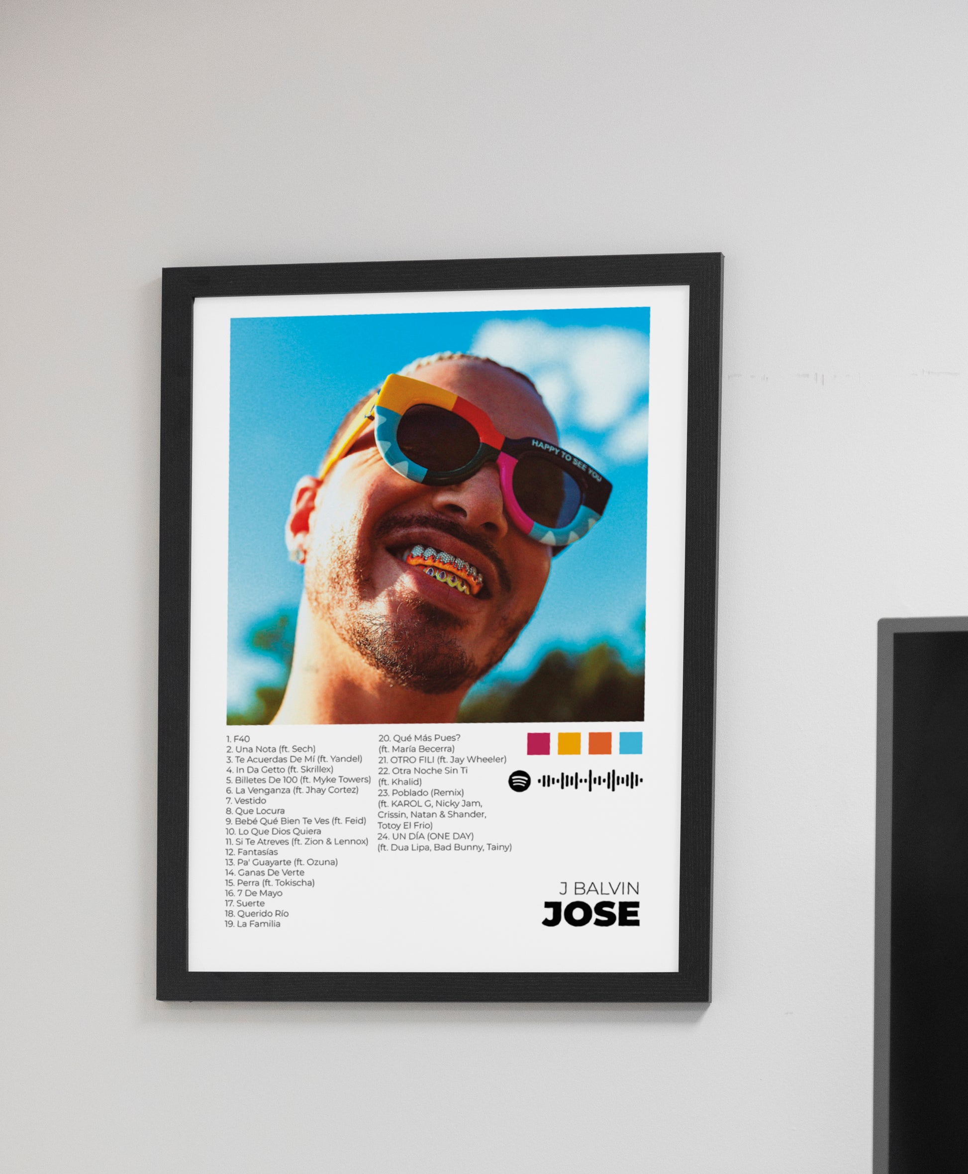 JOSE. J Balvin. Poster.