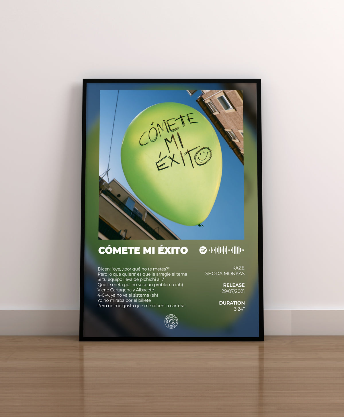 COMETÉ MI ÉXITO. POSTER. KAZE. SHODA MONKAS.
