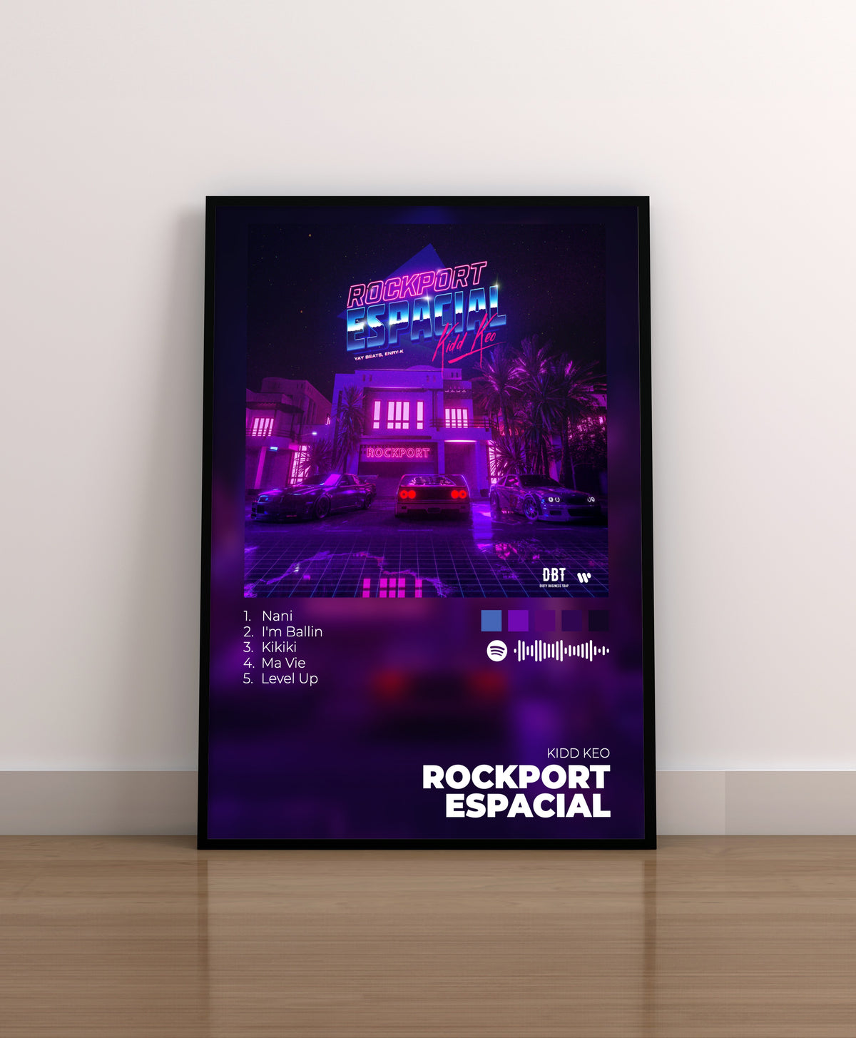 KIDD KEO. ROCKPORT ESPACIAL. POSTER. REGALO.