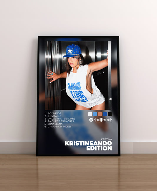 kristina. kristineando edition. lamina. cuadro. regalo. marco. merchandising. poster. cd. vinilo.