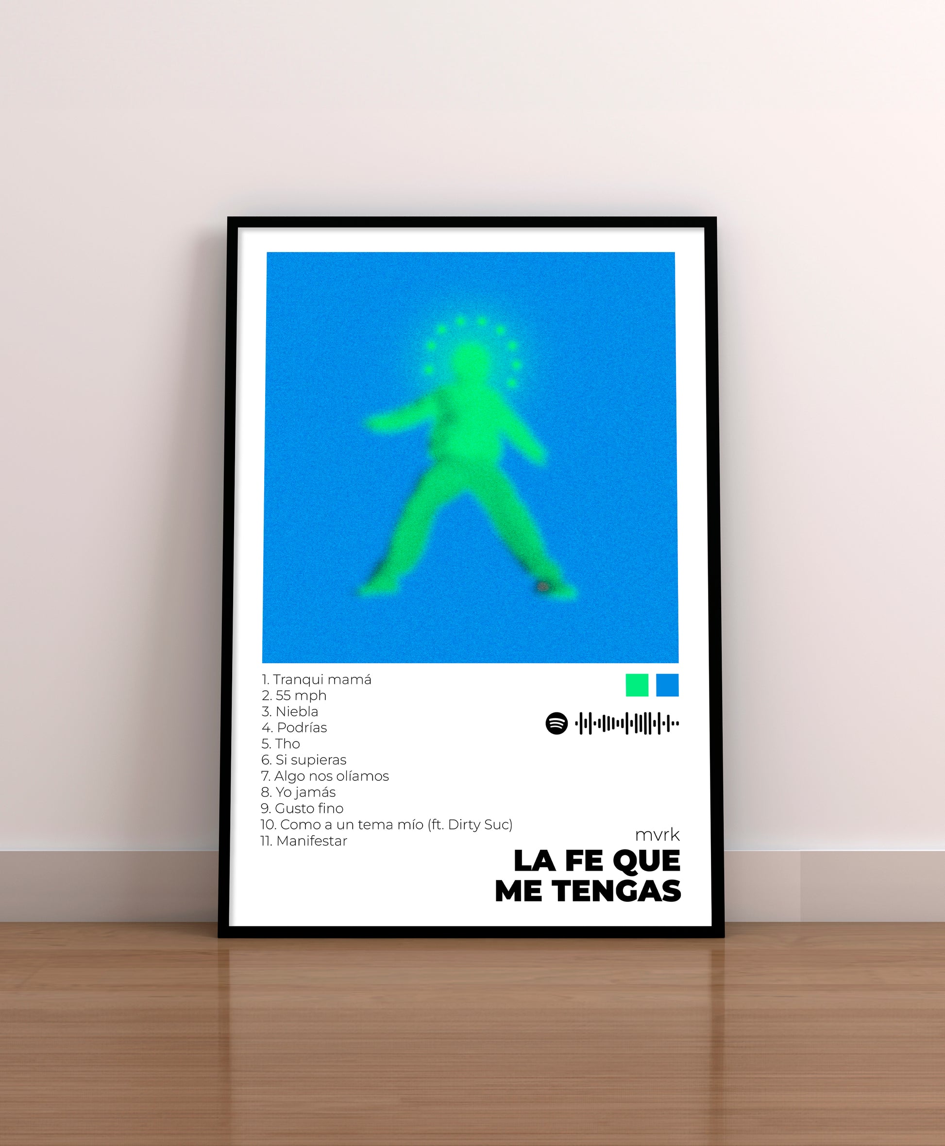 La fe que me tengas. mvrk. Poster.