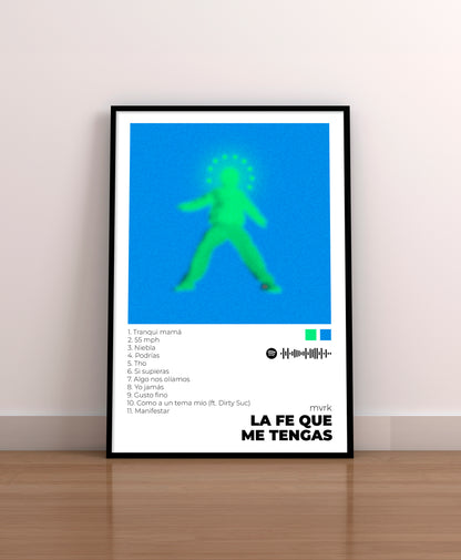 La fe que me tengas. mvrk. Poster.