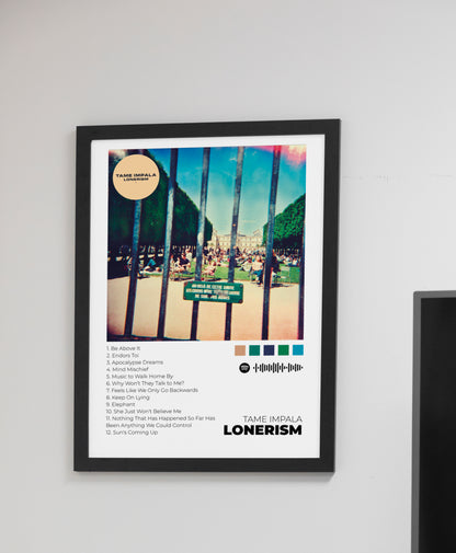 Lonerism. Tame Impala. Poster.