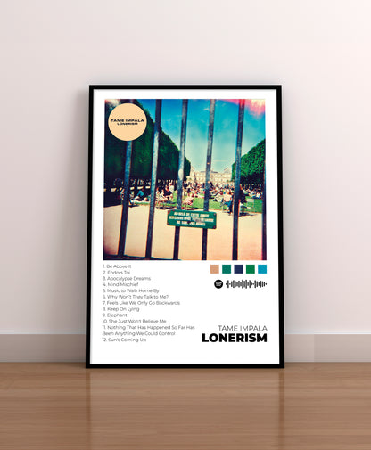 Lonerism. Tame Impala. Poster.