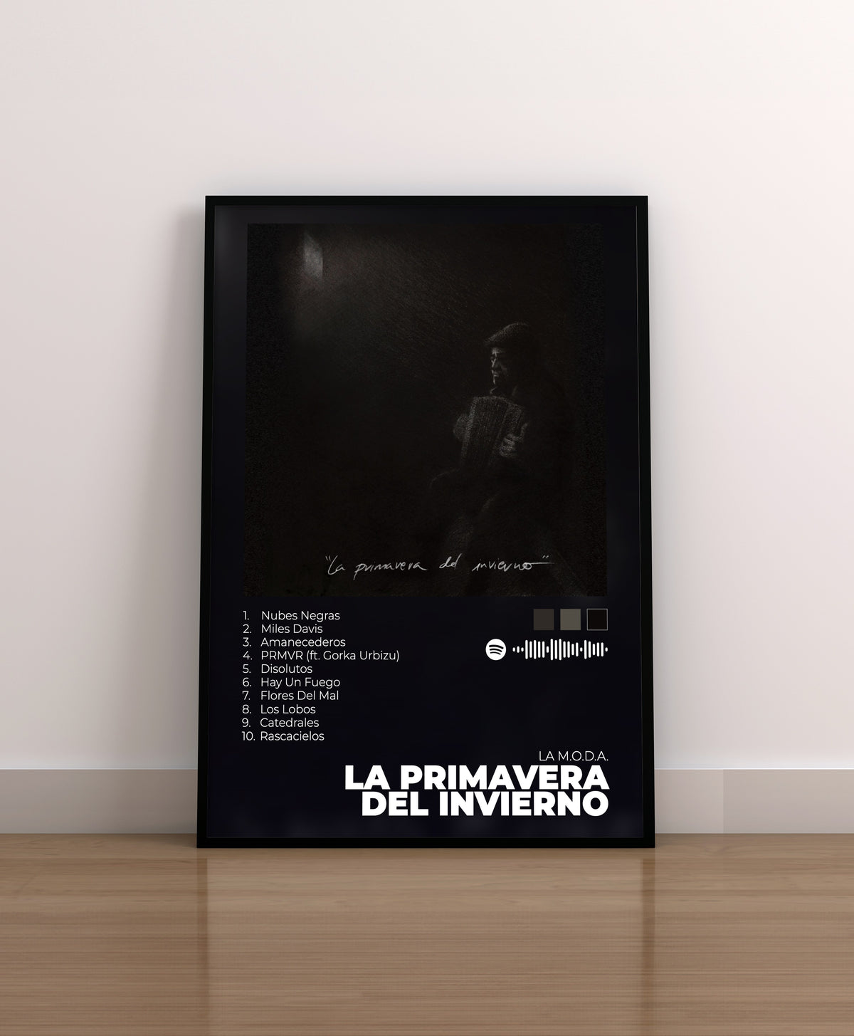 La primavera del invierno. la moda. poster.