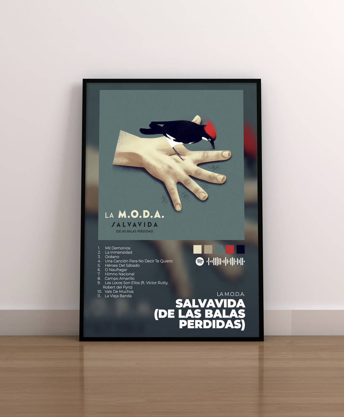 Salvavida (de las balas perdidas). la moda. poster. regalo. disco. cd. vinilo.