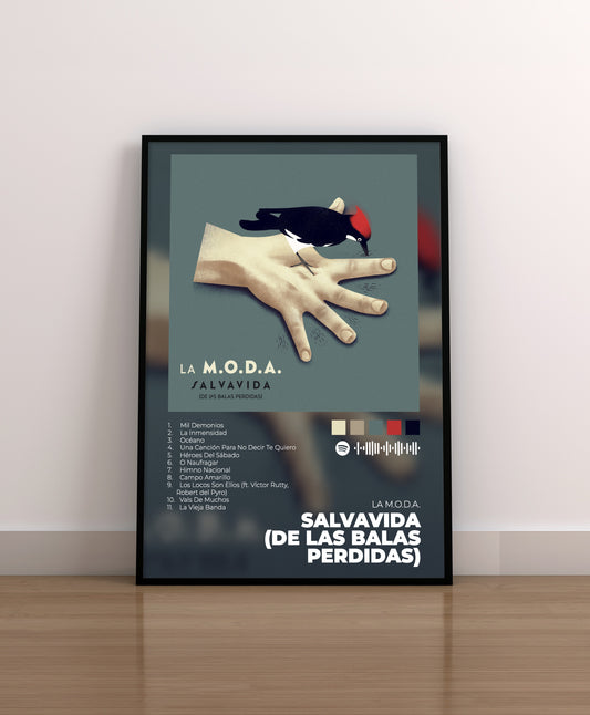 Salvavida (de las balas perdidas). la moda. poster. regalo. disco. cd. vinilo.