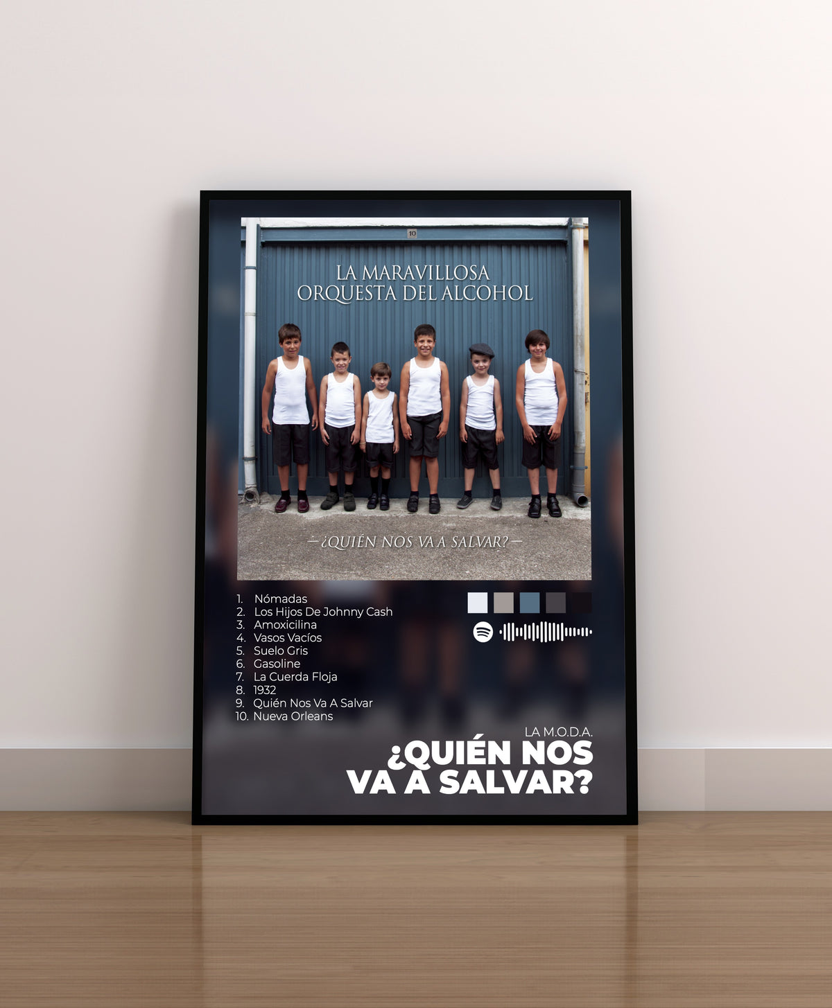 ¿Quién nos va a salvar?. la moda. poster. lamina, cuadro. regalo.