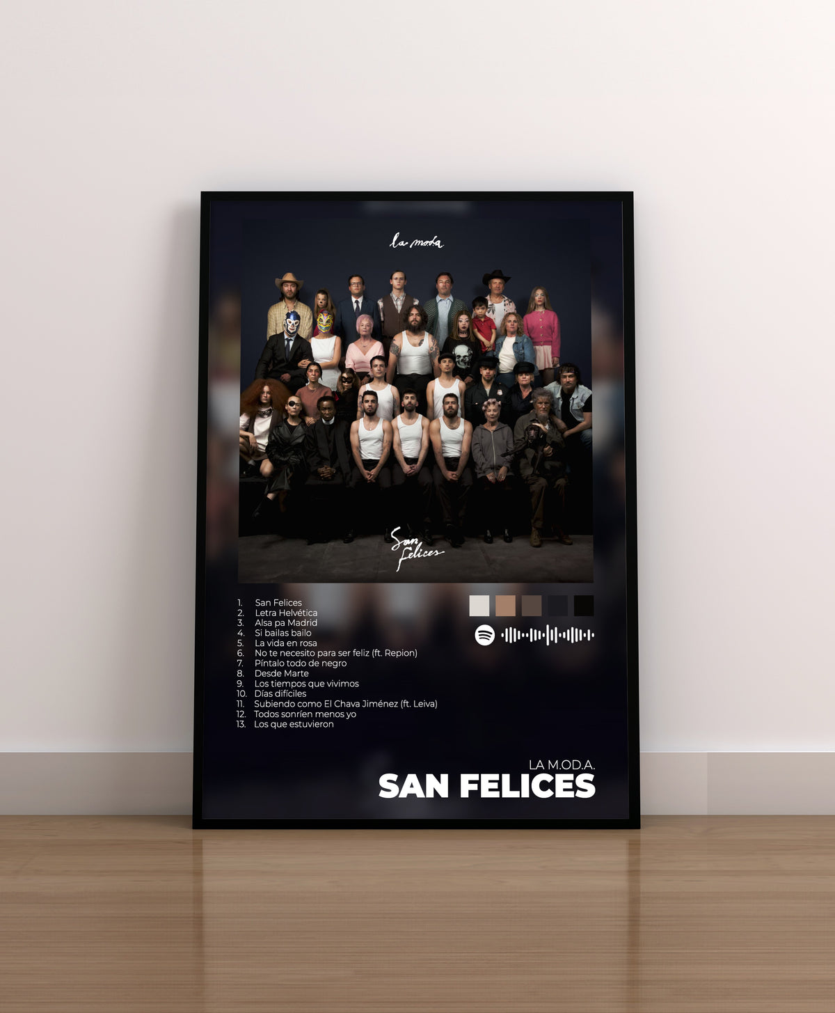 San Felices. la moda. poster. lamina. regalo. disco. cd. vinilo.