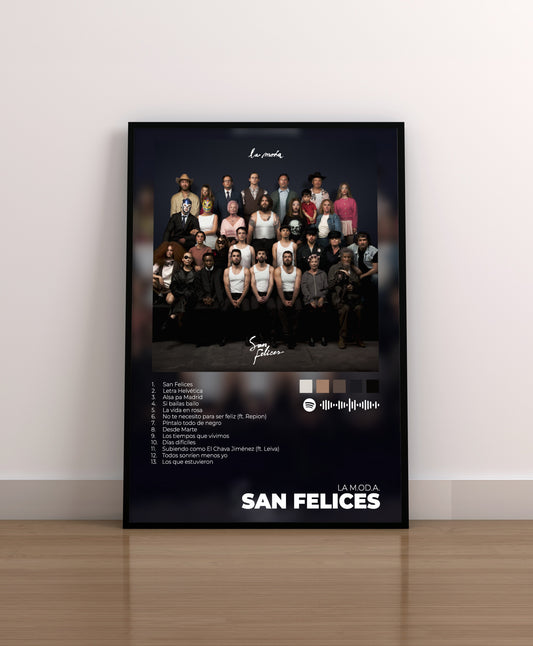 San Felices. la moda. poster. lamina. regalo. disco. cd. vinilo.