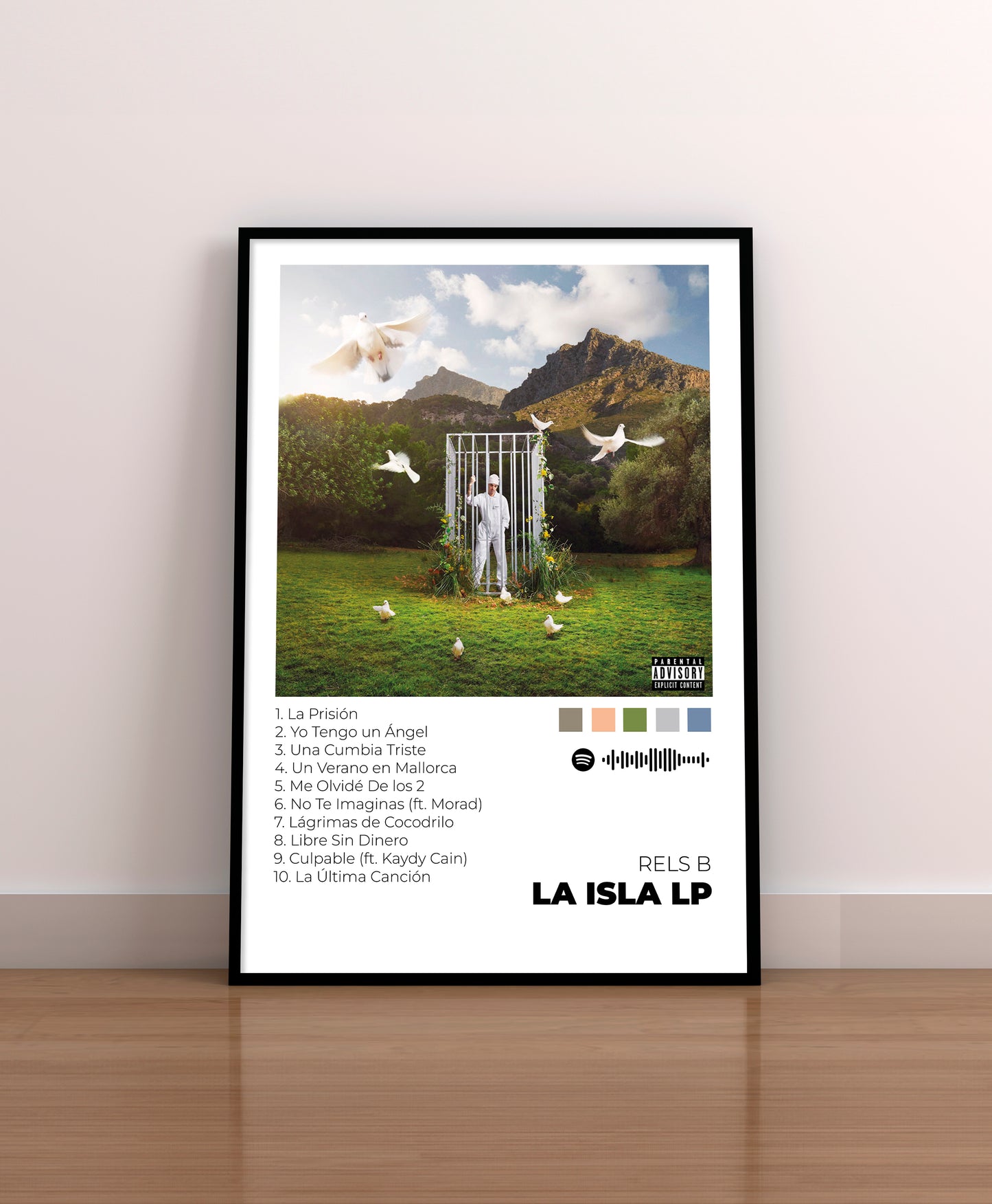 LA ISLA LP. Rels B. Poster.