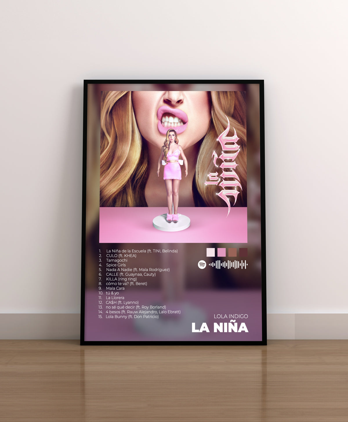 la niña. lola indigo. poster. lamina. regalo. cover.