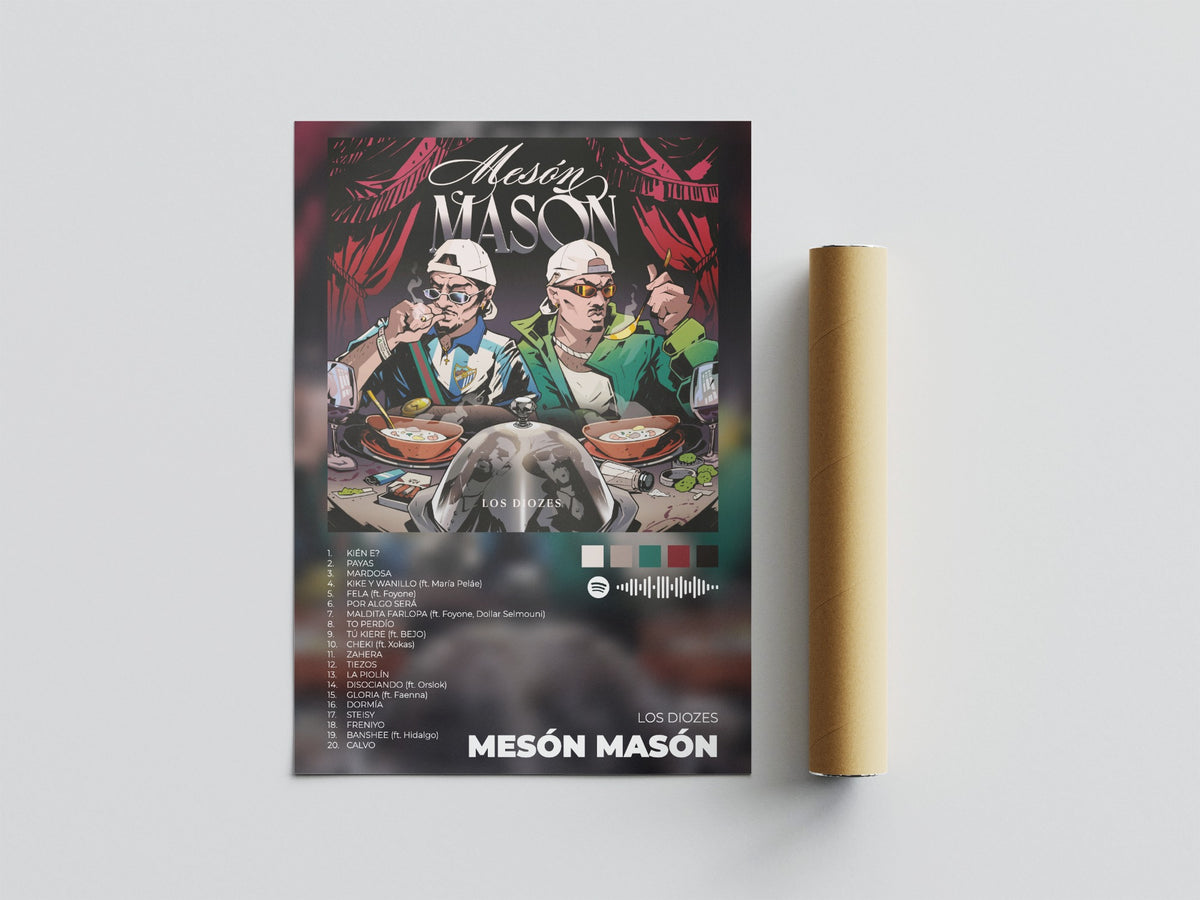 los diozes. meson mason. poster. lamina. cuadro. regalo. merchandising. cd. vinilo. cover. illo juan. spoksponha,
