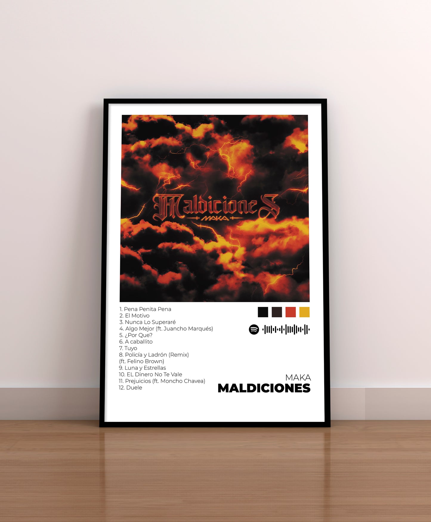 Maldiciones. Maka. Poster.