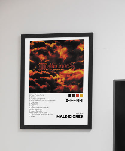 Maldiciones. Maka. Poster.