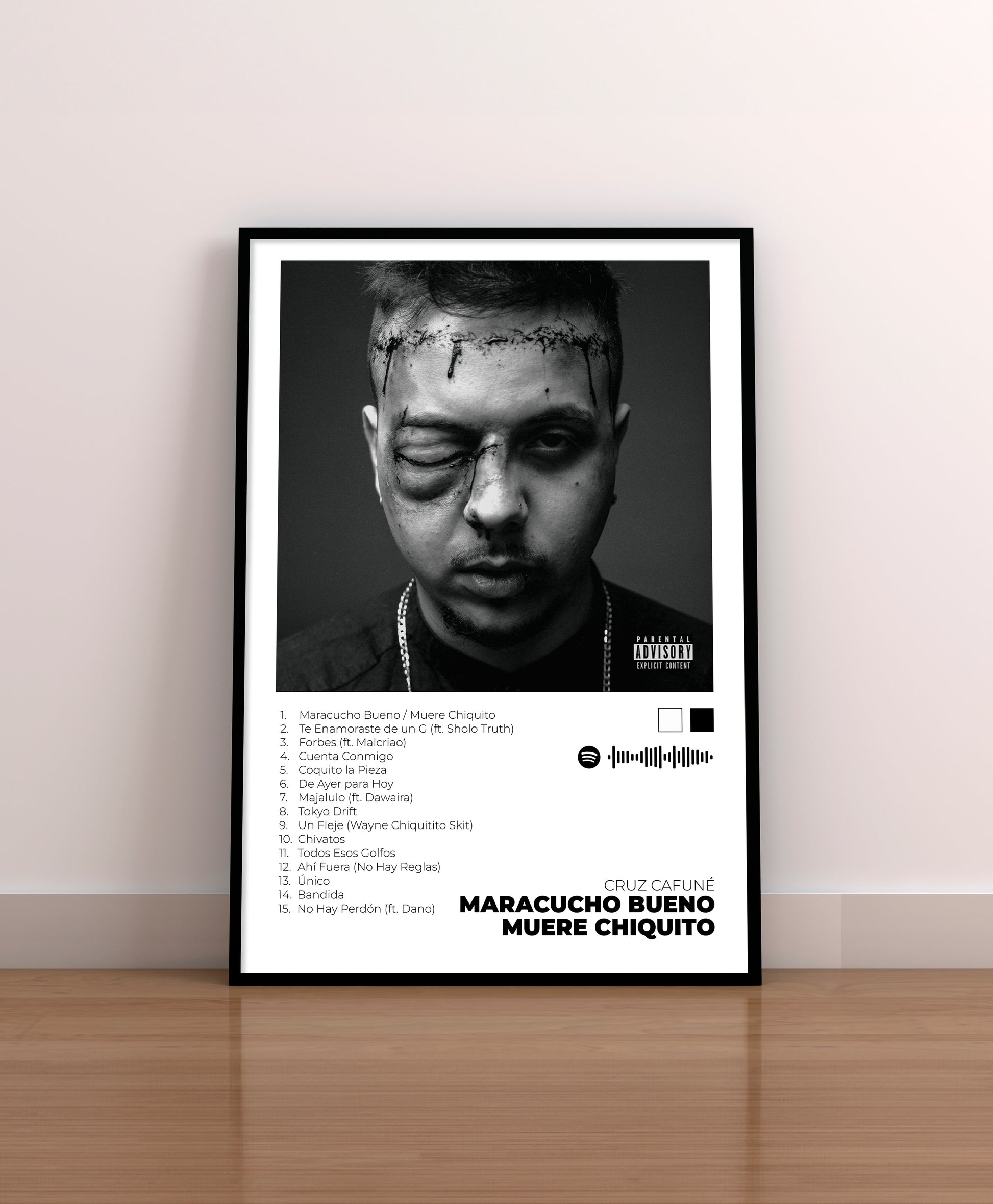 Maracucho bueno muere chiquito, poster, cruz cafuné