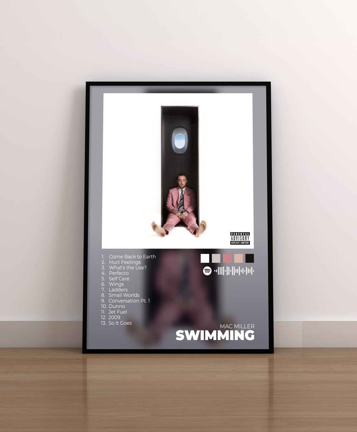 Swimming. Mac Miller. Poster. Lamina. Regalo. Merchandising.