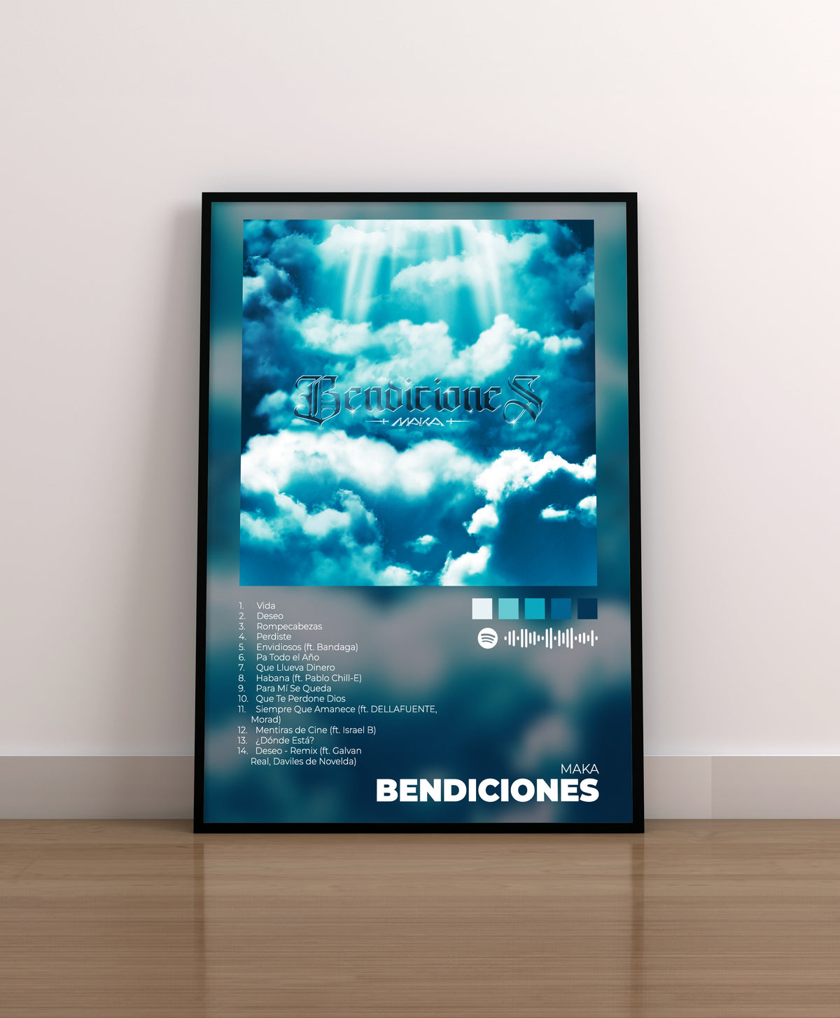 Bendiciones. Maka. Poster. Lamina. Merchandising. CD. Vinilo.