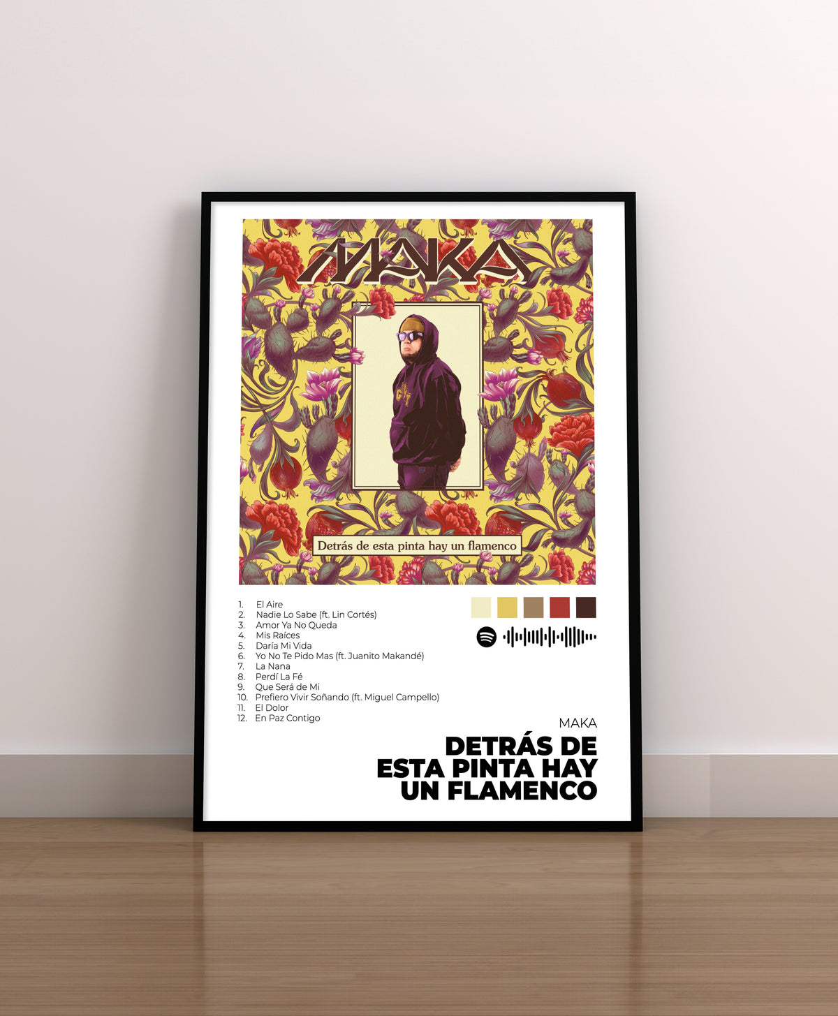 Detrás de esta pinta hay un flamenco