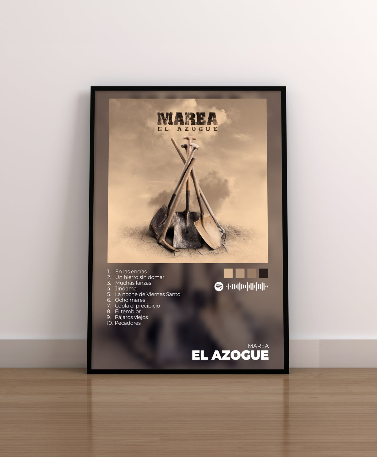 MAREA. EL AZOGUE. POSTER. LAMINA. CUADRO. REGALO. MARCO. MERCHANDISING. CD. VINILO. COVER. PORTADA.