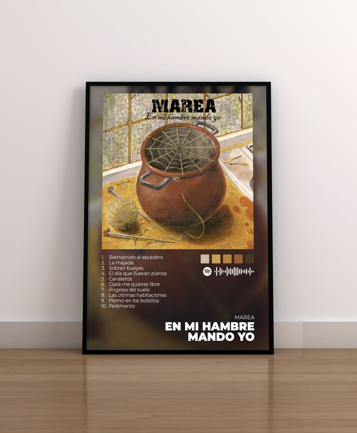 marea. en mi hambre mando yo. regalo. poster. lamina. cuadro. regalo. merchandising. cd. vinilo. cover. portada