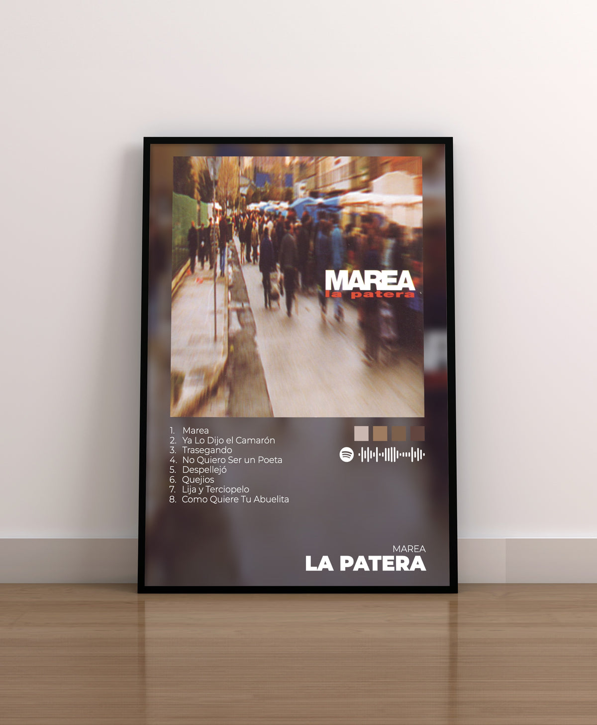 LA PATERA. MAREA. POSTER. LAMINA. CUADRO. MARCO. REGALO. MERCHANDISING. CD. VINILO. DISCO. COVER. 