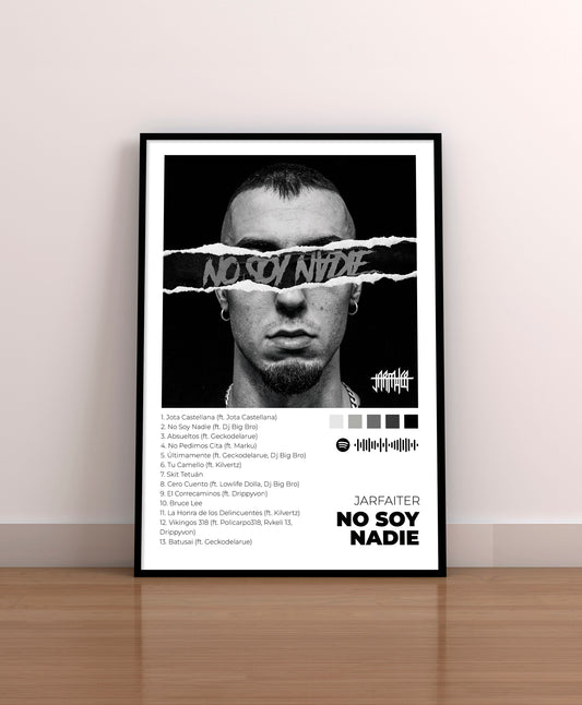 No Soy Nadie - Poster Digital de Jarfaiter | Music Prints