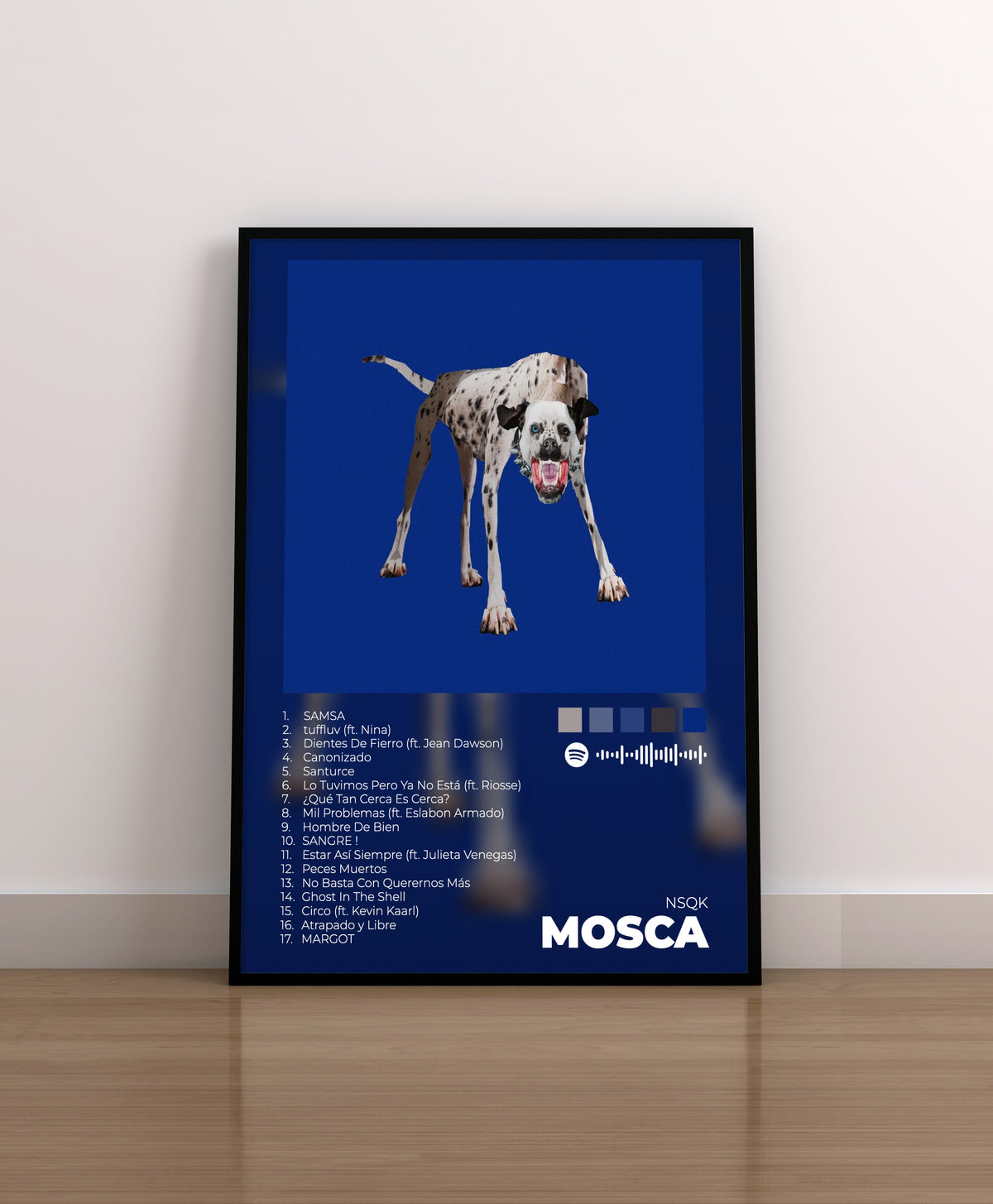 nsqk. mosca. poster. nuevo disco. lamina. regalo. merchandising. cd. vinilo. cover. 