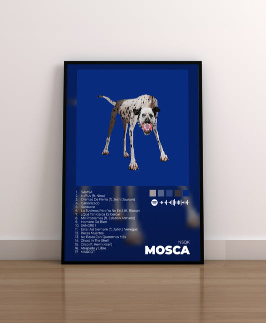 nsqk. mosca. poster. nuevo disco. lamina. regalo. merchandising. cd. vinilo. cover. 